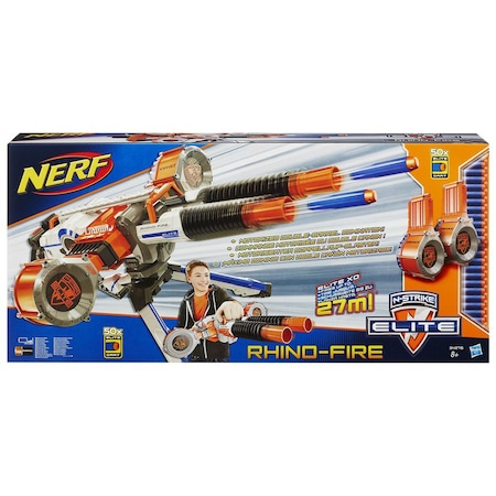 Arma Motorizata de Razboi Speed-Load Nerf N-Strike Elite - Tehnologie Avansata Hasbro , 50 Gloante Incluse [5]