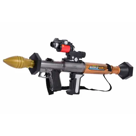 Aruncator de rachete de jucarie cu sunete, Bazooka 41 x 10 x 25 cm [2]
