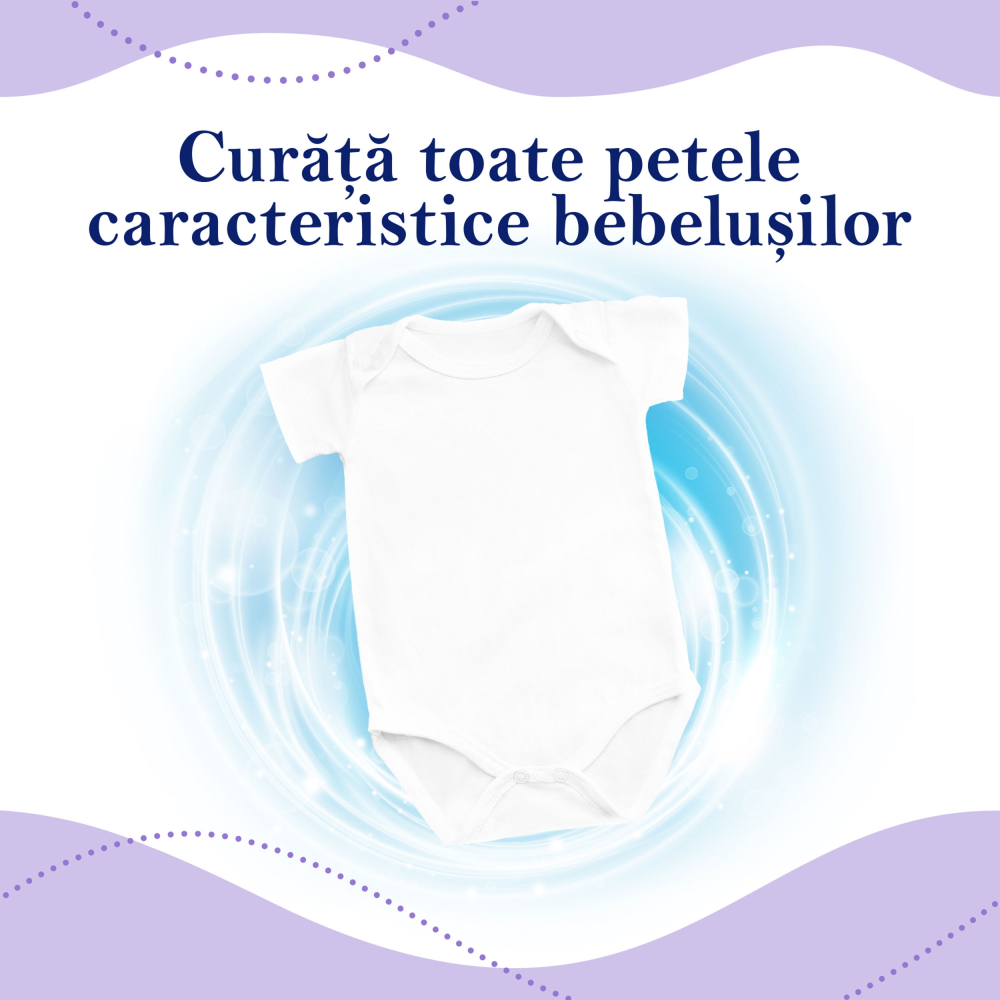 Balsam de Rufe  pentru Copii , Teo Bebe Cotton Soft Lavender, Formula Concentrata, Hipoalergenic, 1.7 l, 68 spalari [3]
