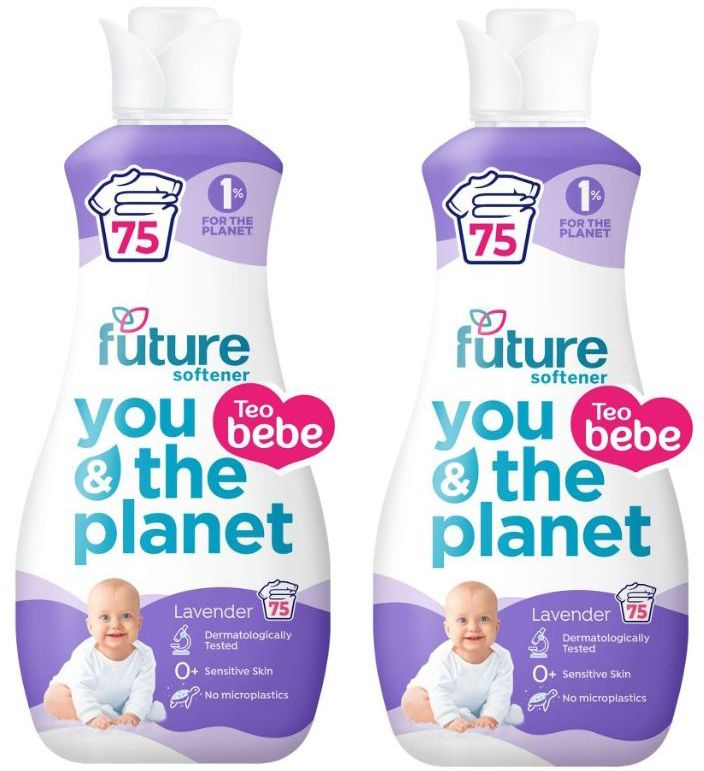 Balsam de Rufe  pentru Copii , Teo Bebe Cotton Soft Lavender, Formula Concentrata, Hipoalergenic, 1.5 l, 75 spalari [2]