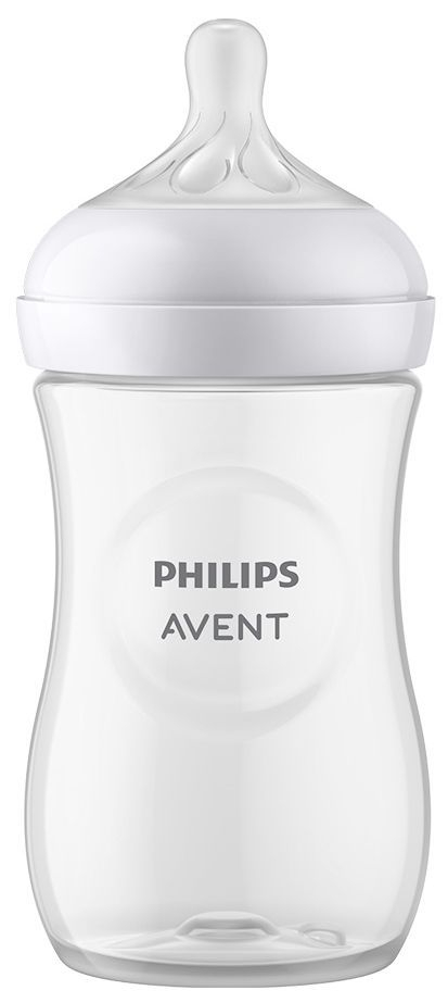 Biberon Philips Avent Natural Response  260 ML, Tetina care functioneaza ca Sanul Mamei, cu Debit 3, Tetina Fara Scurgeri, +3 Luni, fara BPA, Usor de Curatat [6]