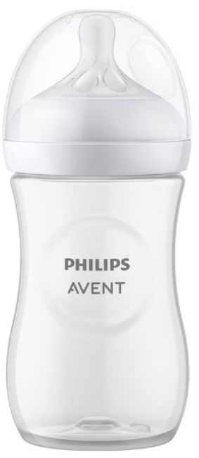 Biberon Philips Avent Natural Response  260 ML, Tetina care functioneaza ca Sanul Mamei, cu Debit 3, Tetina Fara Scurgeri, +3 Luni, fara BPA, Usor de Curatat [3]