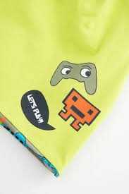 Caciula de Tranzitie Reversibila din  Material Tricotat Subtire si Elastic pentru Copii  Let's Play Minecraft,  Sezon Primavara - Vara- Toamna , Multicolor [3]