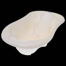 Cadita Anatomica si Ergonomica pentru Bebelusi Tega Baby cu Senzor de Temperatura si Dop pentru Scurgere / Evacuare Apa, Alba [3]