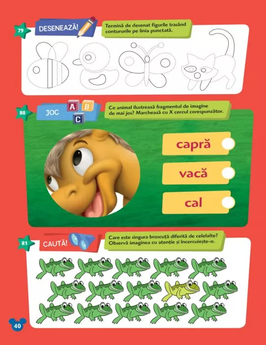Carte pentru Copii Disney - 200 de Jocuri si Activitati cu Eroii tai preferati [6]