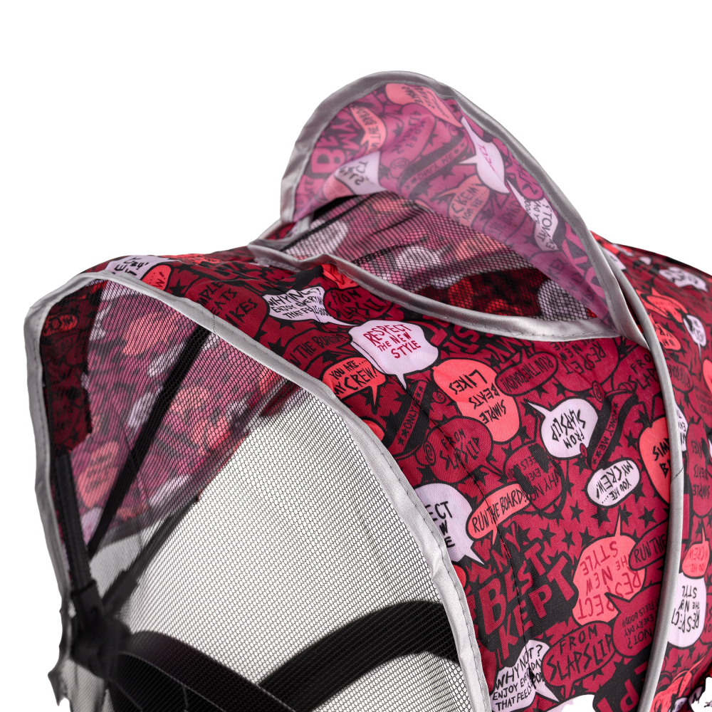 Carucior Sport Ultra Pliabil, Scaun Reglabil 8 Pozitii , Copertina AntiUV Detasabila, Suport picioare, Roti Pivotante 360 *,  Blocare Roti Spate ,  Perfect pentru Zborul cu Avionul - Culoare Roz [6]