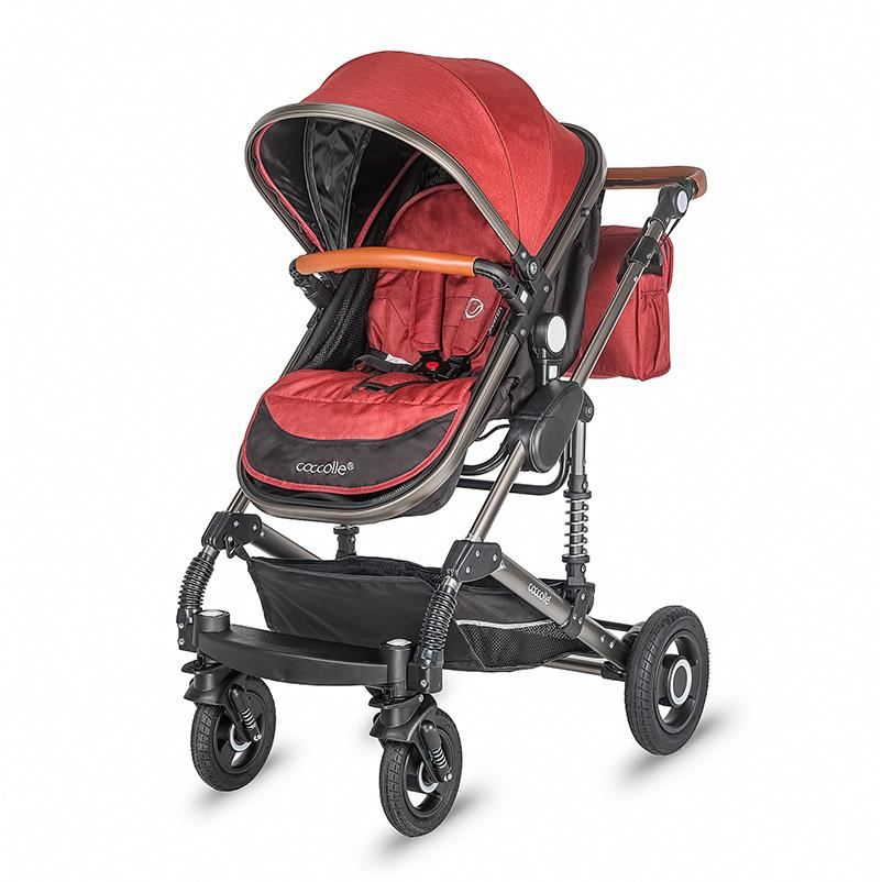 Carucior Transformabil 3in1 Coccolle , Proiectat cu Tehnologii Performante, Unitate Sport -Landou Transformabila si un Cos Auto [8]