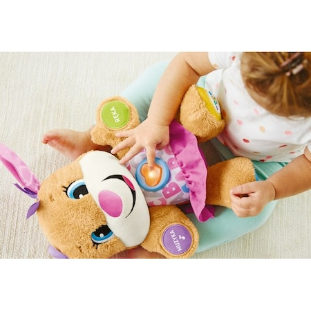 Jucarie Interactiva de Plus Fisher Price, Catelusa Vorbitoare Sis, Include Tehnologia - 3 Etape de Dezvoltare'' in Limba Romana [3]