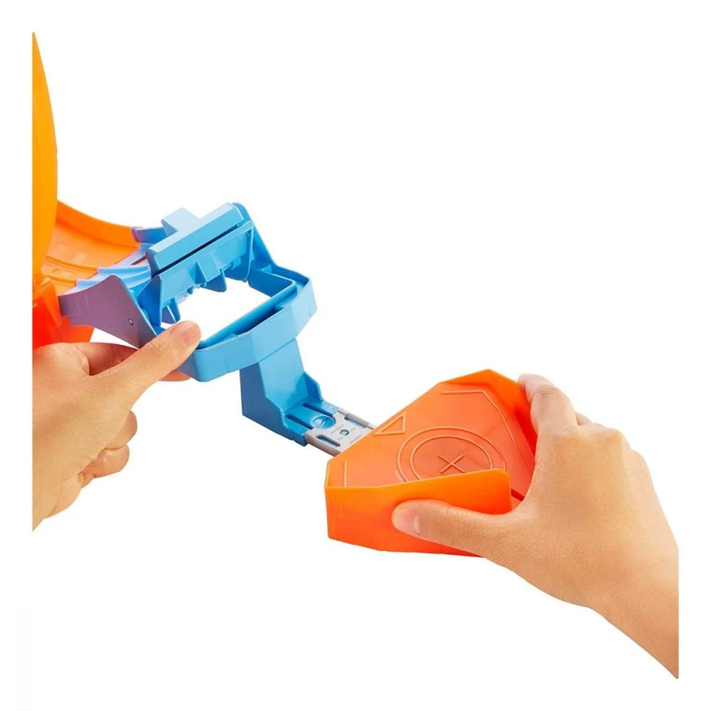 Circuit cu obstacole  Hot Wheels Action - Pista cu Lansator  si Masinuta Hot Wheels, Loop Stunt Champion GTV13 [10]