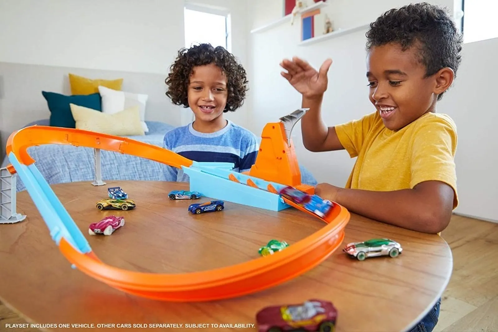 Circuit de Drift de Mare Viteza - Lansator Track Builder Dragstrip Hot Wheels, Rapid Raceway Champion GJM75 [7]
