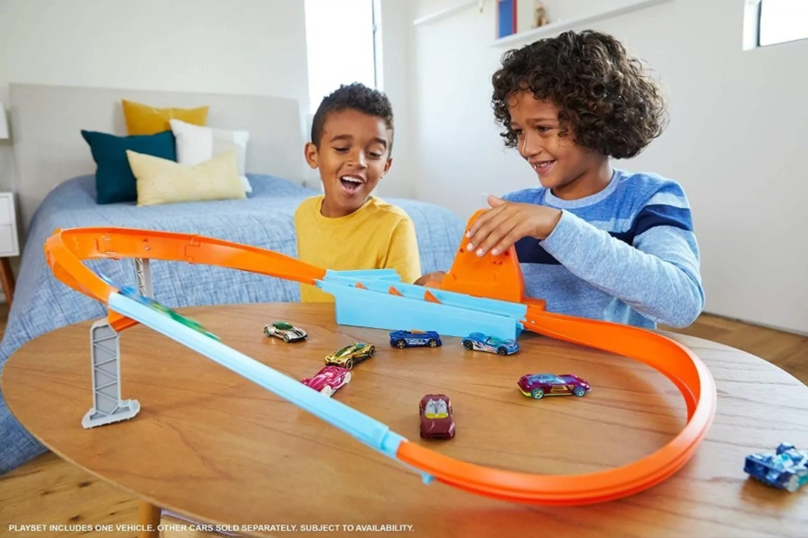 Circuit de Drift de Mare Viteza - Lansator Track Builder Dragstrip Hot Wheels, Rapid Raceway Champion GJM75 [8]