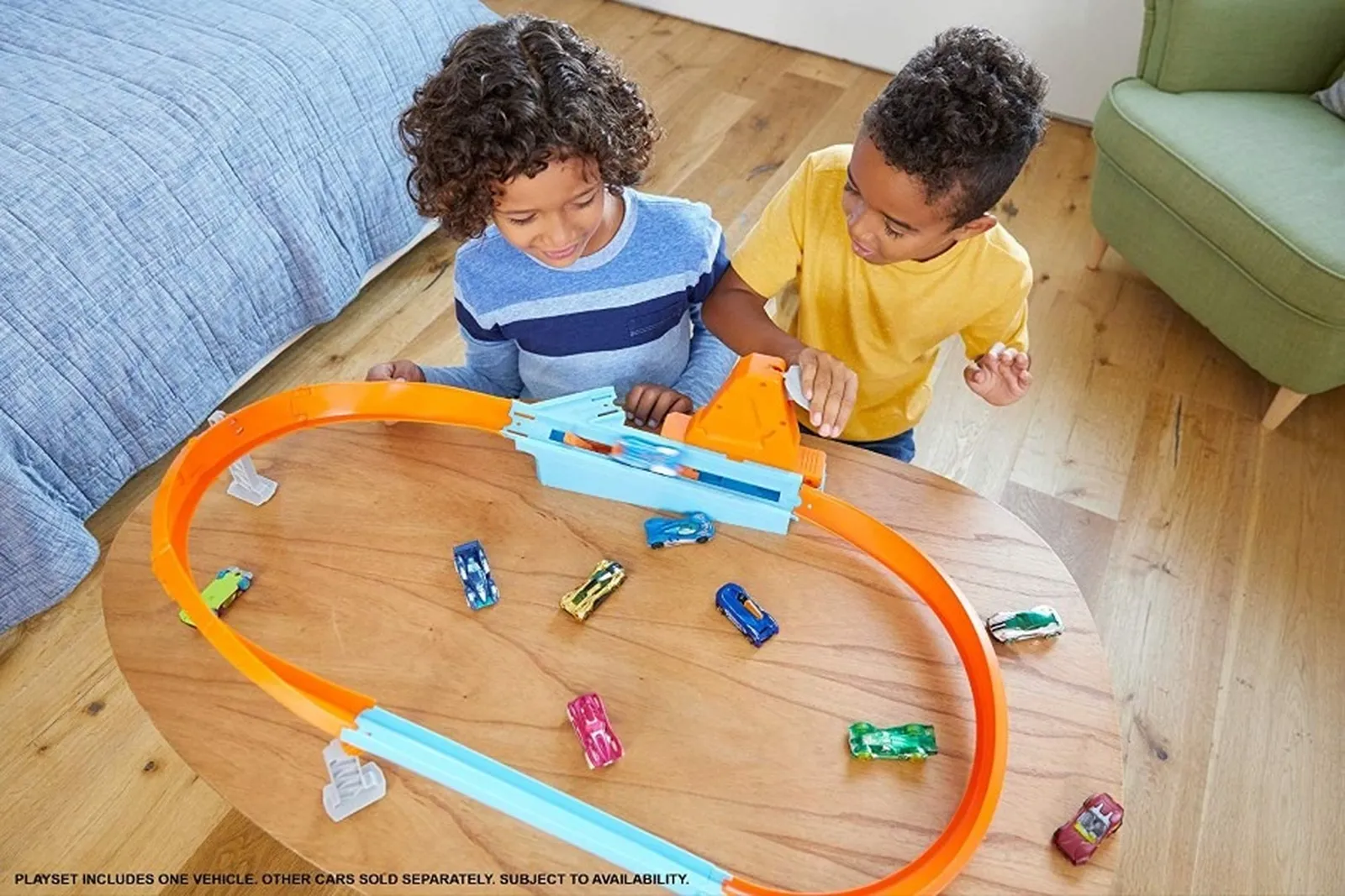 Circuit de Drift de Mare Viteza - Lansator Track Builder Dragstrip Hot Wheels, Rapid Raceway Champion GJM75 [9]