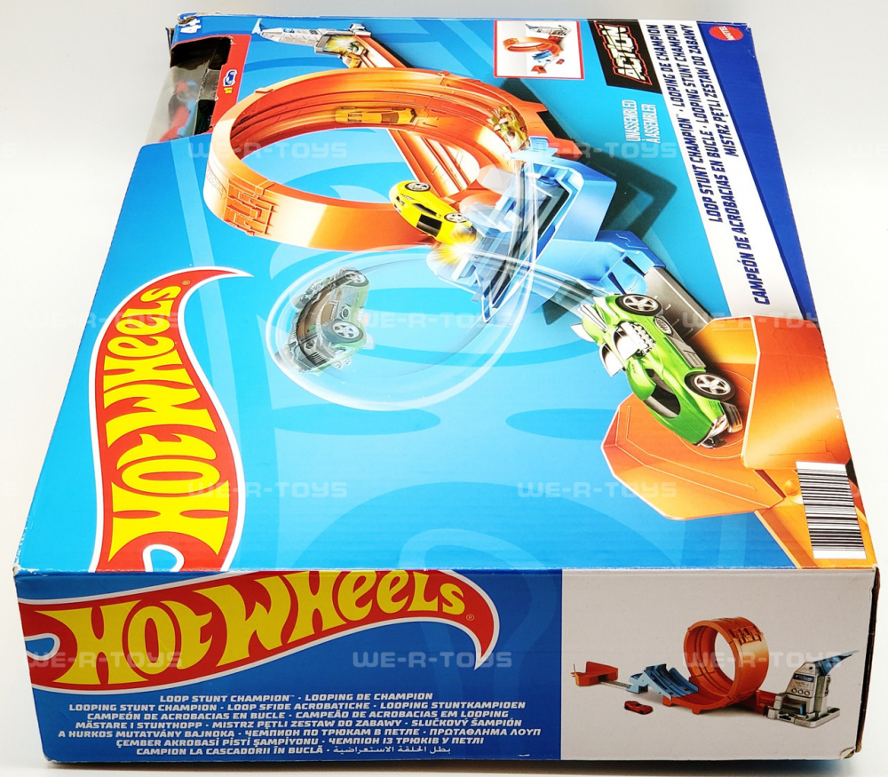 Circuit cu obstacole  Hot Wheels Action - Pista cu Lansator  si Masinuta Hot Wheels, Loop Stunt Champion GTV13 [7]