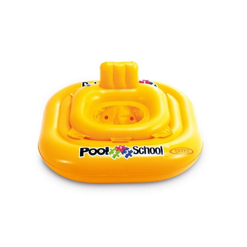 Colac gonflabil pentru Bebelusi  Intex Pool School Deluxe Baby Float ,util la Bazine Acoperite , Piscina sau Strand, 79 cm x 79 cm - 11-15 kg [2]