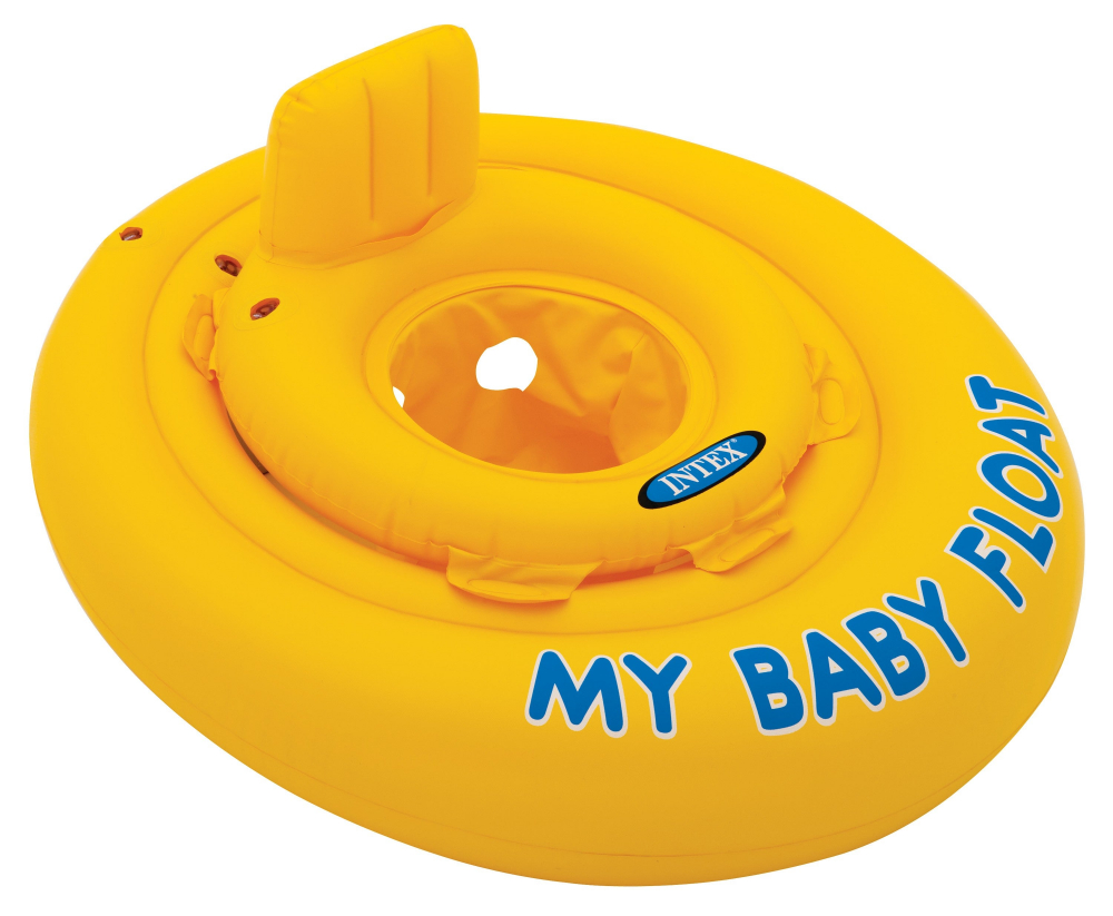 Colac Gonflabil Rotund pentru Bebelusi , Bazin ,Piscina,Strand,  6-12 luni, scaun suport, 4 camere, PVC de inalta calitate, 70 cm [3]