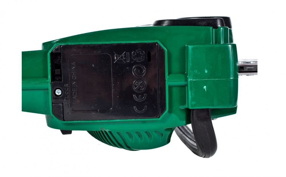 Drujba de Jucarie cu Lant Electric din Cauciuc pentru copii, imita sunete reale, lungime 37 cm, Verde Inchis [7]