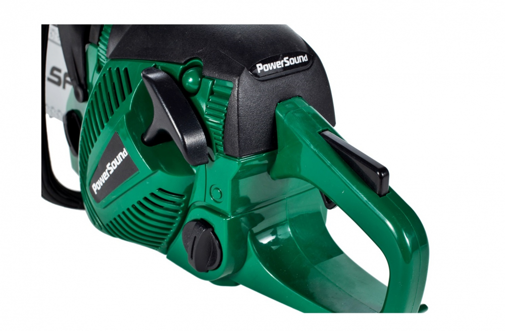 Drujba de Jucarie cu Lant Electric din Cauciuc pentru copii, imita sunete reale, lungime 37 cm, Verde Inchis [2]