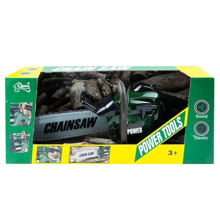 Drujba de Jucarie cu Lant Electric din Cauciuc pentru copii, imita sunete reale, lungime 37 cm, Verde Inchis [4]