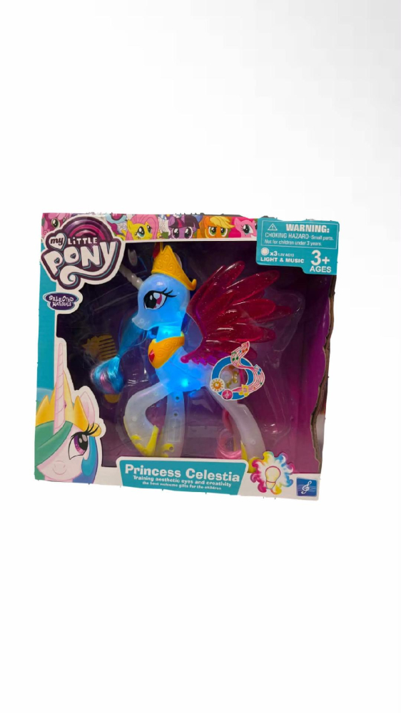 Figurina Electronica Stralucitoare -  My Little Pony  Printesa Celestia  cu Muzica si Lumini [12]