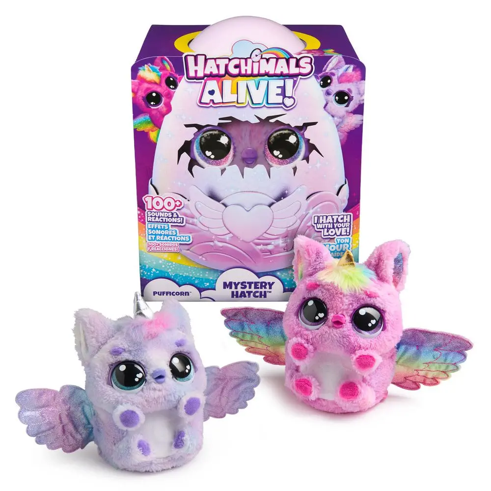 Figurina Interactiva de Plus - HATCHIMALS ALIVE MISTERY HATCH -  OU PUFFICORN [5]