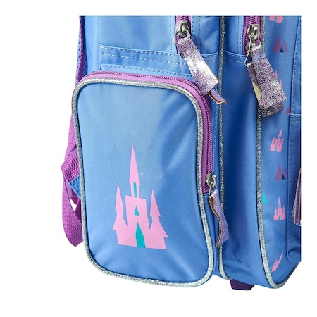 Ghiozdan pentru scoala Anna si Elsa Frozen cu 2 compartimente [3]
