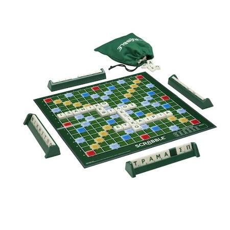 Joc clasic de masa, de inteligenta, tip Scrabble, cu incrucisari de cuvint - VERDE [2]