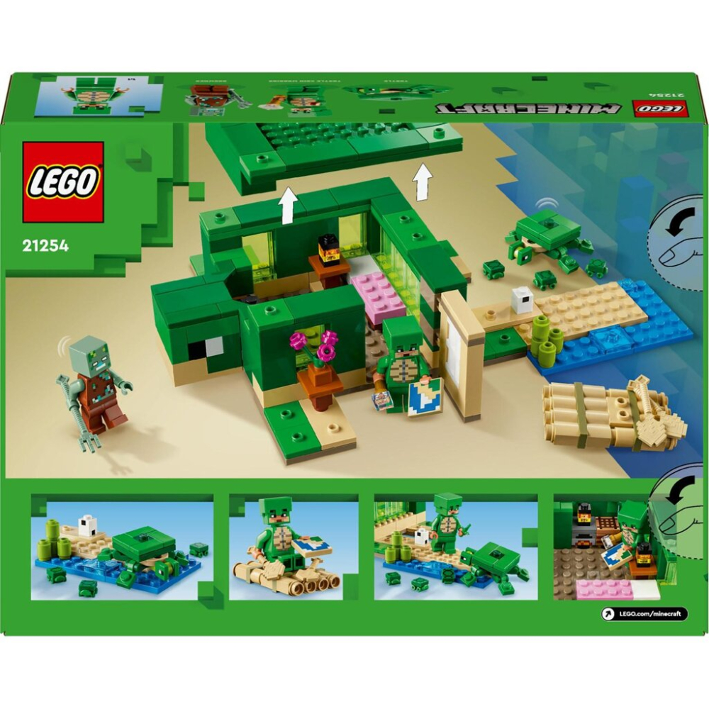 Joc de Constructie LEGO® Minecraft® 21254 THE TURTLE BEACH HOUSE [9]