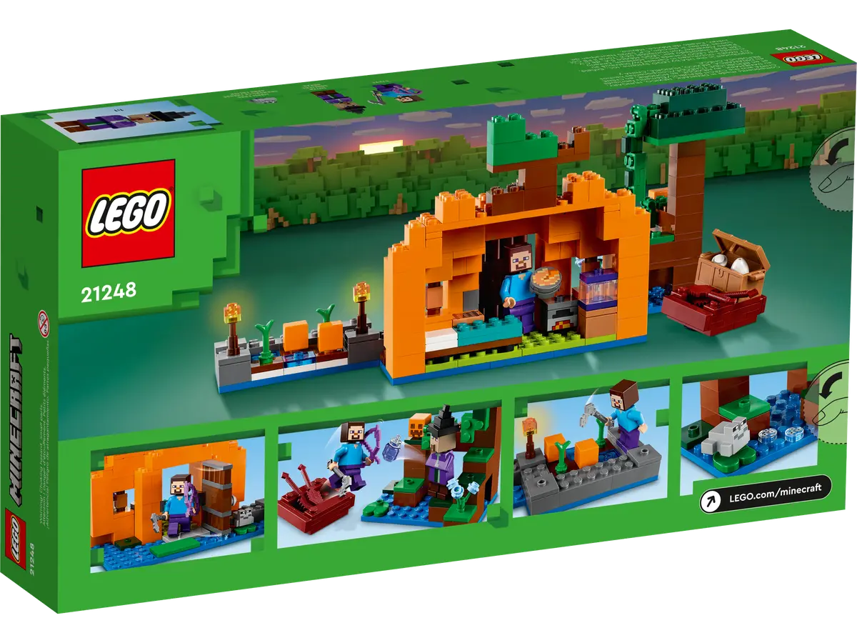 Joc de Constructie Lego Minecraft® - Aventuri la Ferma de dovleci   21248 [1]