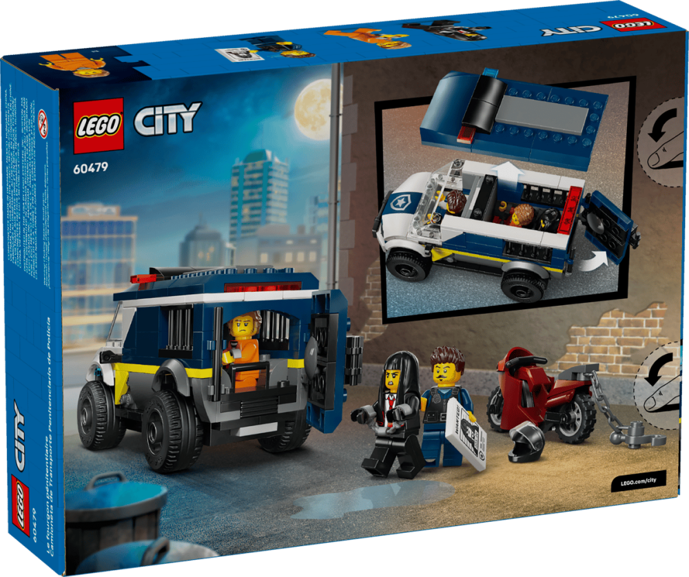Joc de Constructii  pentru Copii - LEGO City 60479 Police Prisoner Transport Van [2]