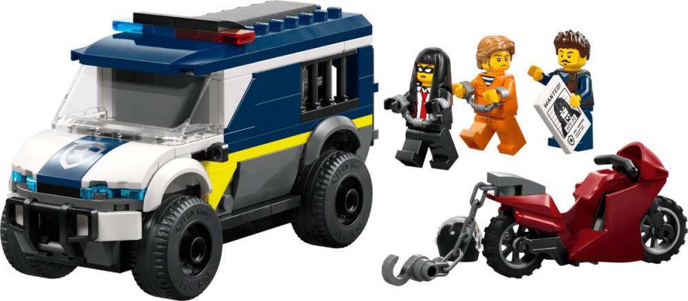 Joc de Constructii  pentru Copii - LEGO City 60479 Police Prisoner Transport Van [3]