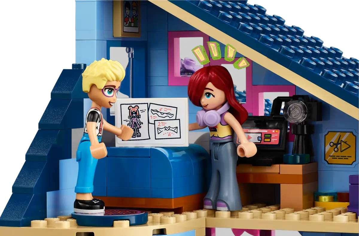 Joc de Constructii - LEGO Friends Olly and Paisley's Family Houses  1126 Piese [9]