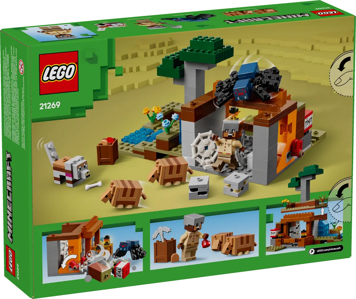 Joc de Constructii LEGO Minecraft 21269 The Armadillo Mine Expedition - 247 piese, 8+ ani [7]