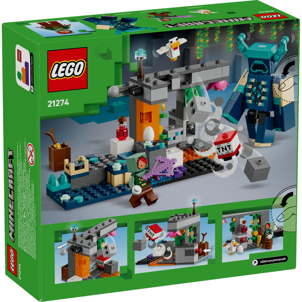 Joc de Constructii LEGO Minecraft 21274 The Warden Encounter [8]
