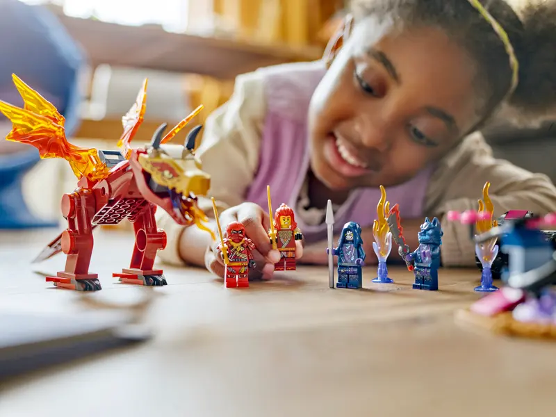 Joc de Constructii LEGO® NINJAGO®  Dragons Rising - Kai's Source Dragon Battle [5]