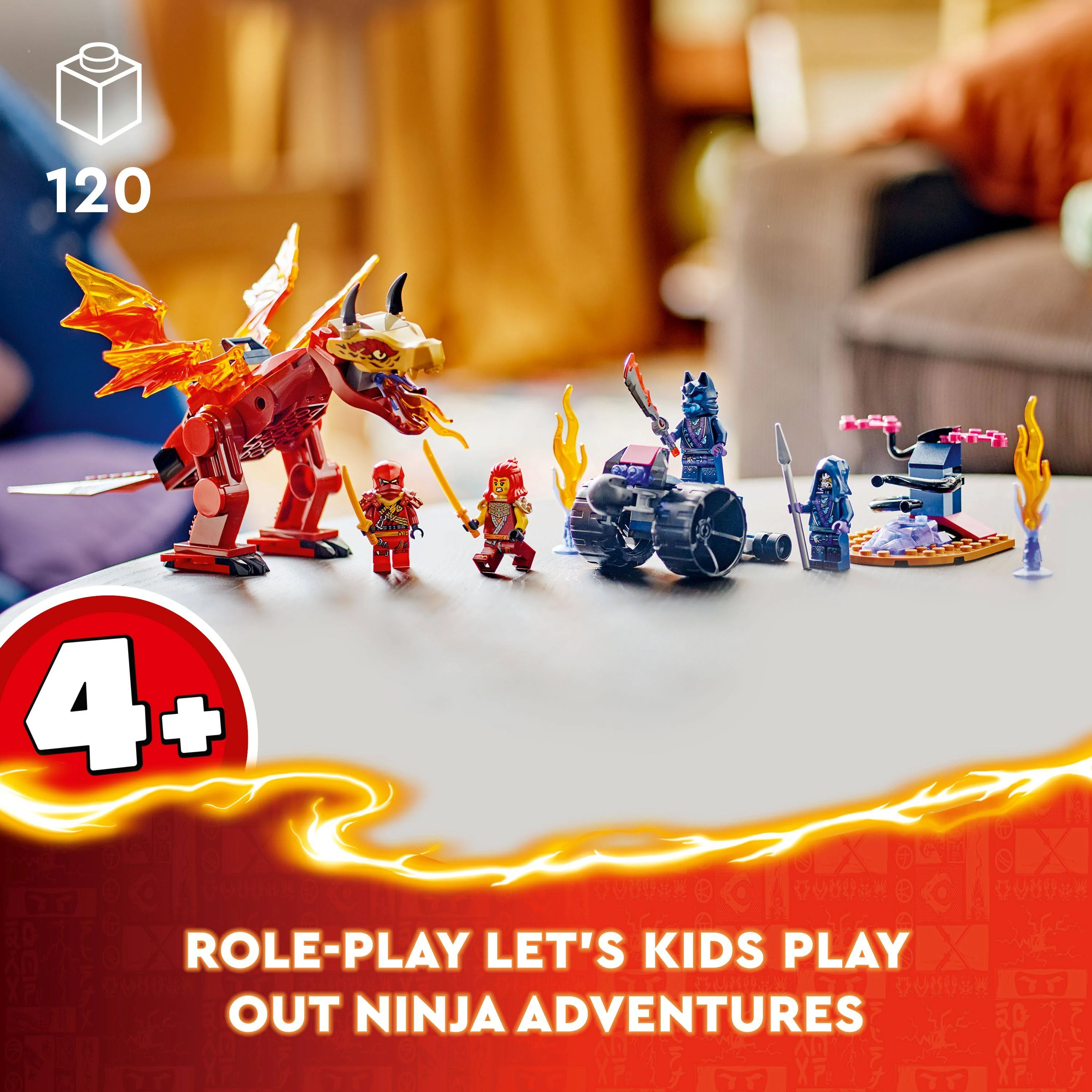 Joc de Constructii LEGO® NINJAGO®  Dragons Rising - Kai's Source Dragon Battle [11]