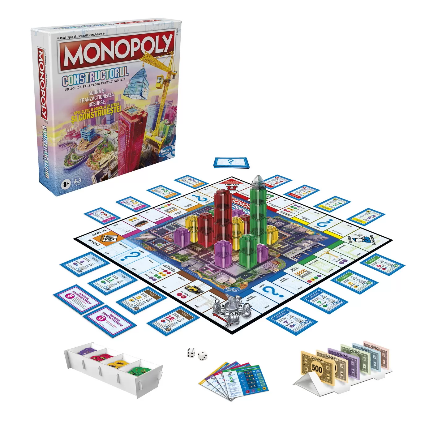 Joc de Societate Interactiv - Hasbro Monopoly Builder - Constructorul , Original Hasbro in Limba Romana [5]