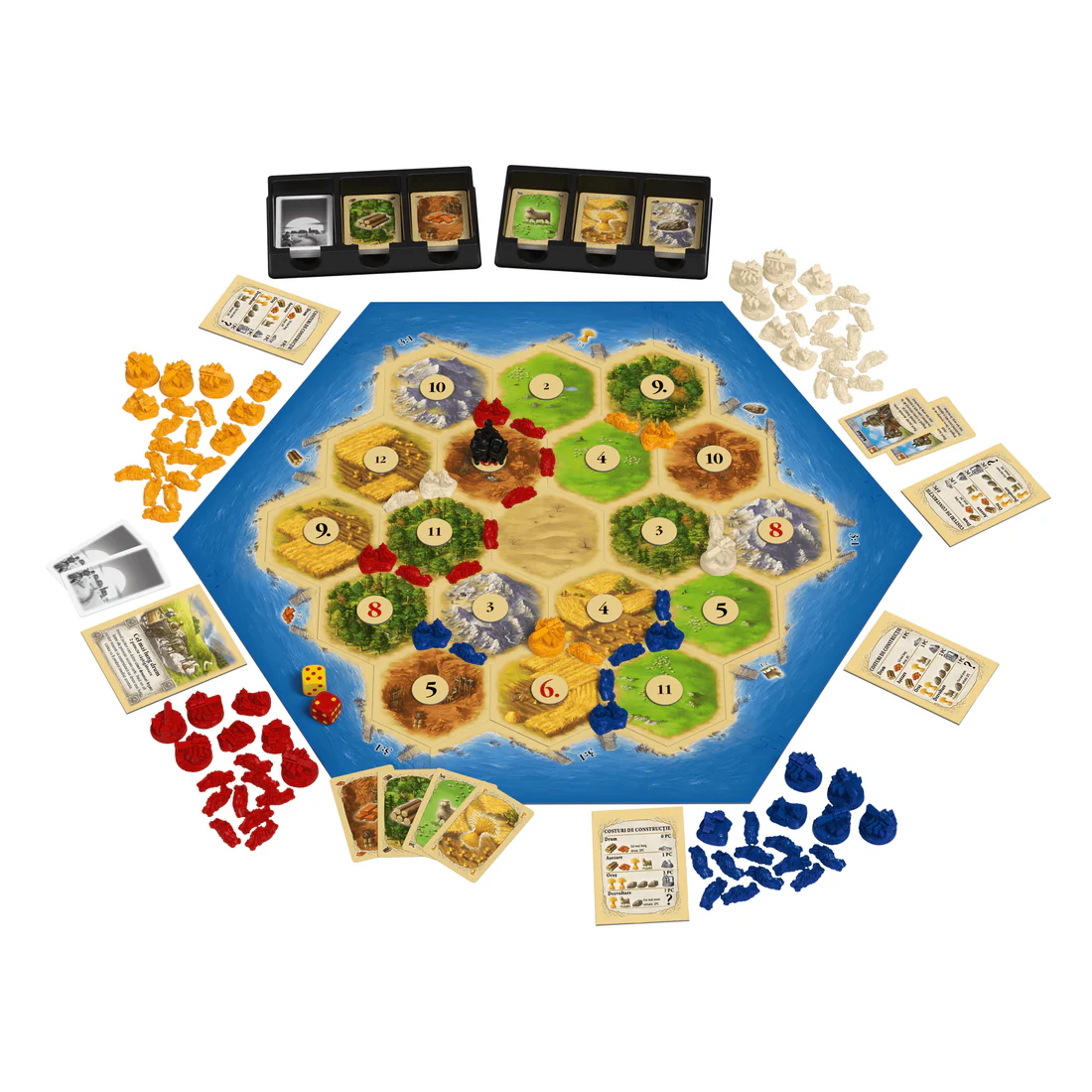 Joc de societate Kosmos, Catan Big Box, jocul de baza cu 4 scenarii noi si extensie 5-6 jucatori,Original in Limba Romana [5]