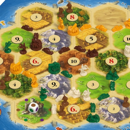 Joc de societate Kosmos Catan, Negustori&Barbari, extensie 5/6 jucatori [3]