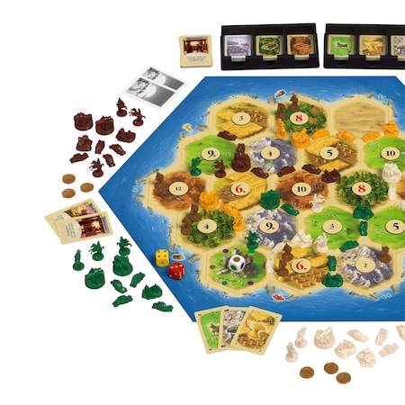 Joc de societate Kosmos Catan, Negustori&Barbari, extensie 5/6 jucatori [2]