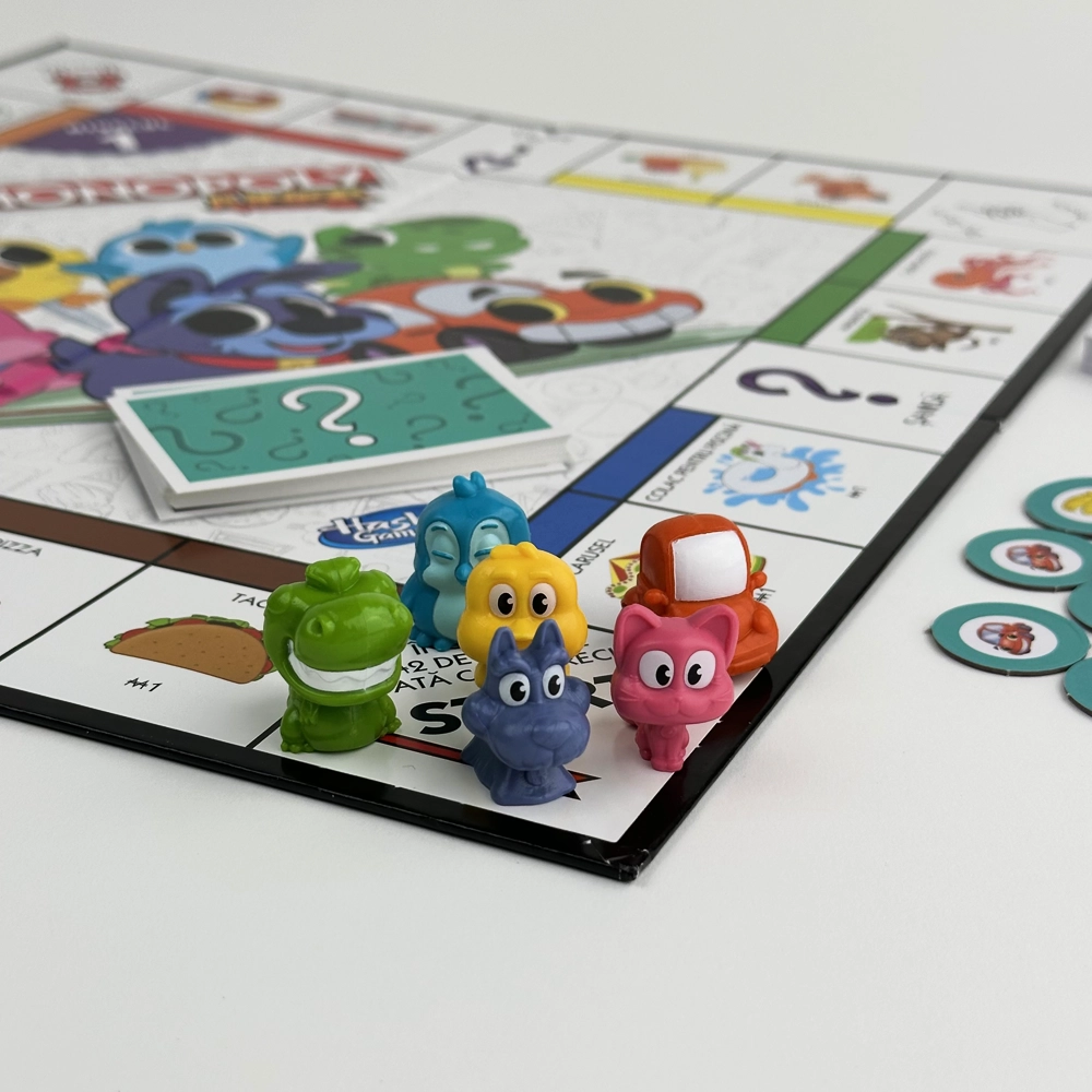 Joc de Societate Monopoly Junior 2in1,  Tabla de Joc cu 2 Fete - Discovery Hasbro in Limba Romana [7]