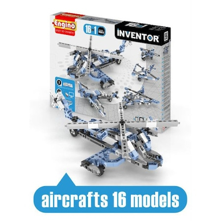 Joc Engino de Constructie Creativ Inventor 16 Modele Aparate de Zbor [10]