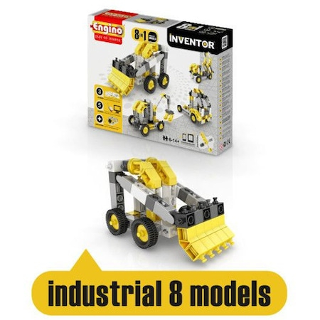 Joc Engino de Constructie Creativ Inventor 8 Modele Utilaje Industriale [9]