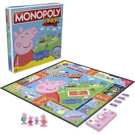 Joc Interactiv Hasbro Gaming Monopoly Junior Ediție - Peppa Pig, Original in Limba Romana [3]