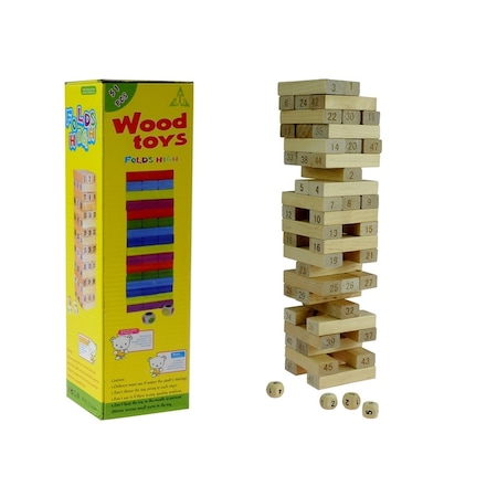 Joc Jenga din lemn [3]