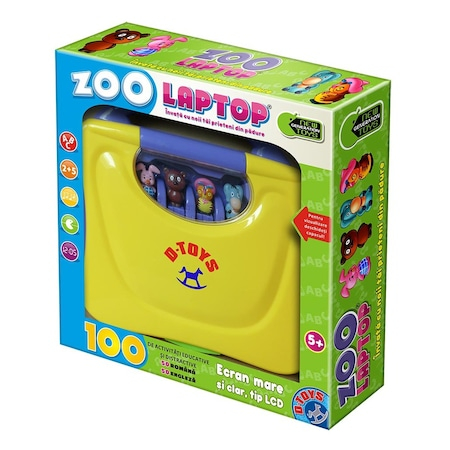 Jocuri Educative D-Toys Laptop Zoo 100 de functii [3]