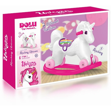 Jucarie 2 in1 - Unicorn balansoar [3]