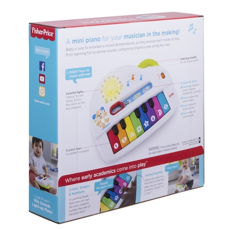 Jucarie bebelusi Fisher Price - Laugh&Learn, Pianul interactiv, lb. romana [3]