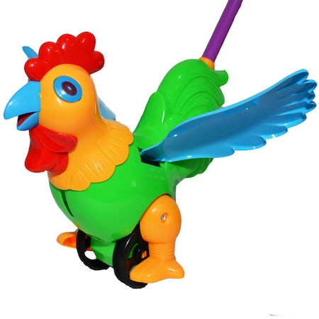Jucarie de impins din plastic pentru copii in forma de cocos Nebunici [2]