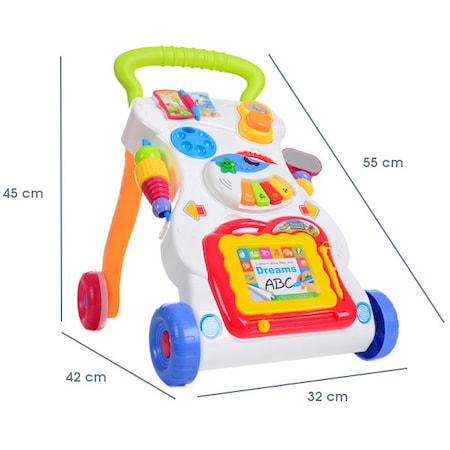 Jucarie de impins KINDEREO, Multicolor [2]