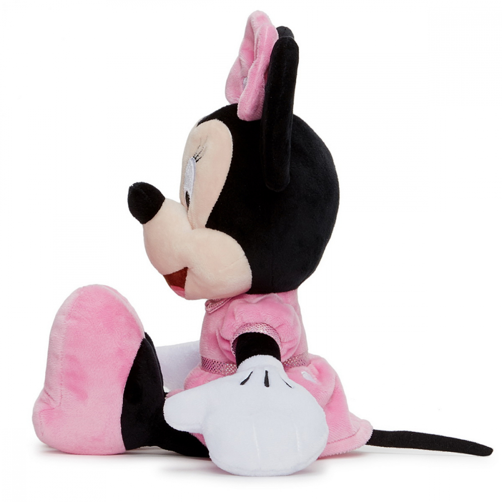 Jucarie de plus Disney Minnie Mouse,  Rochita Roz 35 cm [3]